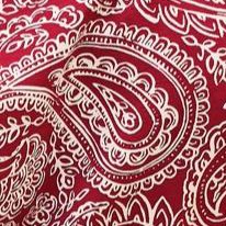 rich burgundy delicate paisley