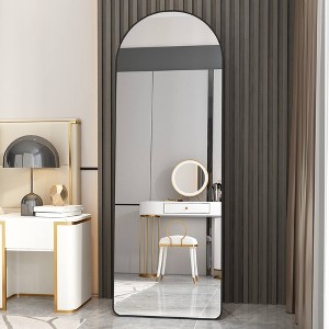 LOVMOR Inch"60"*"16.5"Generation of floor mounted full length mirrors,Golden - 1 of 4