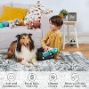 2'x6' Machine Washable Runner Rug, Non-Slip Backing, Vintage Low Pile, Boho Style for Kitchen, Entryway, Laundry Room, Blue - 4 of 4
