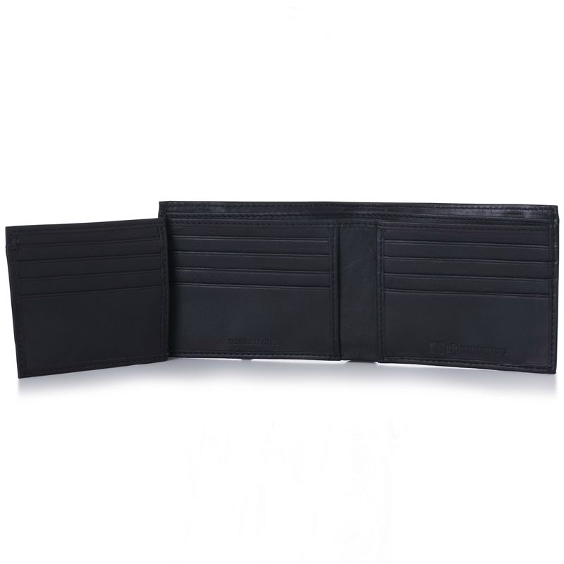 Alpine Swiss Mens Wallet Trifold Bifold Billfolds to choose from Genuine Leather Comes in Gift Bag, 2 of 10