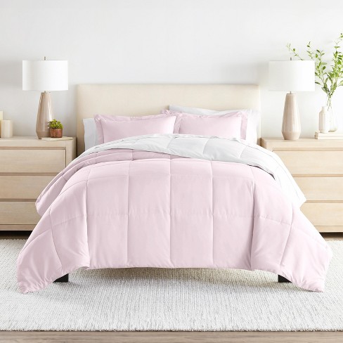 Reversible Comforter And Shams Set, Ultra Soft, Easy Care, - Becky