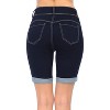Wax Jeans Women's Distressed A-Line Denim Short Skirt - 2 of 2