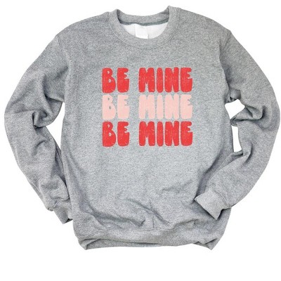 Simply Sage Market Women's Graphic Sweatshirt Be Mine Bold Distressed