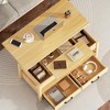Snynuxx Lift Top Coffee Table with Drawers and Hidden Compartment for Living Room - 3 of 4