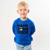 The Juniper Shop SmileyWorld Handsome Dude Sunglasses Toddler Sweatshirt - 4T - Royal - 2 of 4