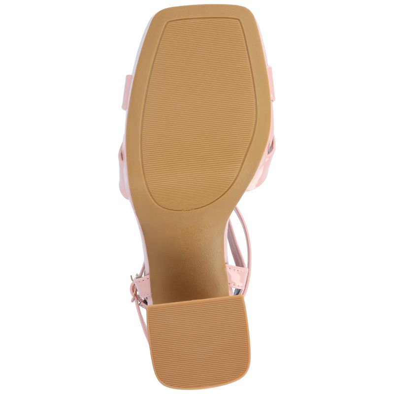 Journee Collection Womens Zorana Tru Comfort Foam Mid Heel Platform Sandals, 6 of 11