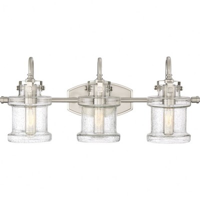 Quoizel Lighting Danbury 3 - Light Vanity in  Brushed Nickel