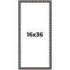 PosterPalooza | Panoramic Deco Black Picture Frame - UV Acrylic, Foam Board Backing, Hanging Hardware - 2 of 4