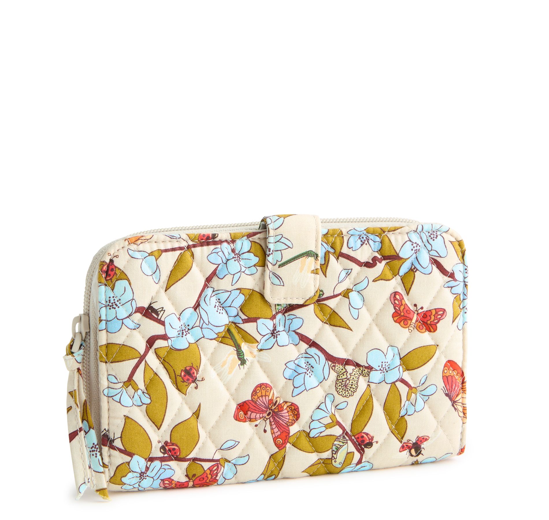 Vera Bradley Women's Outlet Cotton Essential Tab Wallet