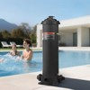 VEVOR Pool Cartridge Filter, 100 sq.ft², Swimming Pool Filter System 6142 GPH, Large Spa Filtration Clean & Clear System, Black - 2 of 4