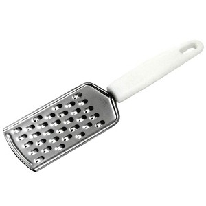 Chef Craft 9.5" Stainless Steel Coarse Flat Grater - Perfect for Cheese & Potatoes - 1 of 2
