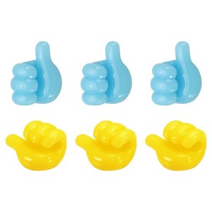 Unique Bargains Cord Holders Cable Clips for Nightstand Wire Organizer Plastic Modern Minimalist - 1 of 4