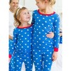 RuffleButts SoftSnooze Big Girls Ruffle Long Sleeve Pajama Set - 4 of 4