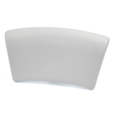 Unique Bargains Luxurious Foam Padded Spa Bath Pillow Hot Tub Neck Head Back Rest Cushion W/ Suction Cups White