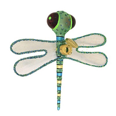 Morawski 1.0 Inch Colorful Dragonfly Ornament Summertime Bug Insect Flying Tree Ornaments