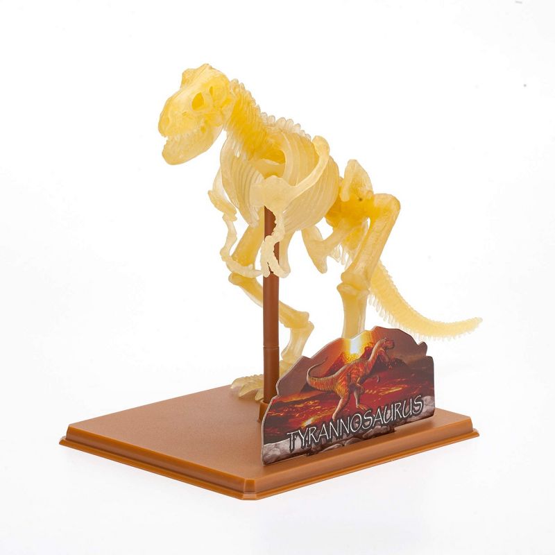 Eastcolight 36013 3D Tyrannosaurus Model Kit, DIY Dinosaur Skeleton Assembly Toys, Fluorescence Educational Science Steam Toy, 3 of 10