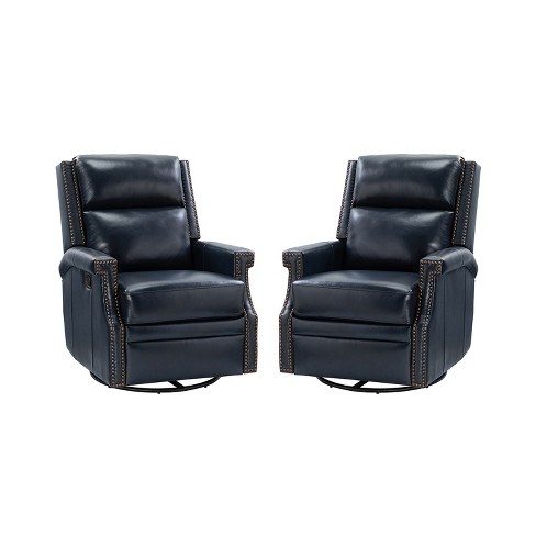 Rocker recliner with nailhead trim hot sale