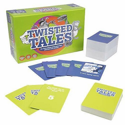 SCS Direct Twisted Tales - Fun Story Telling Party Game for Kids, Teens & Adults - 175 Topic Cards & 50 Voting Cards - Perfect for Family Game Nights