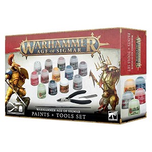 Games Workshop - Warhammer Age of Sigmar - Warhammer Paints and tools set - 1 of 1