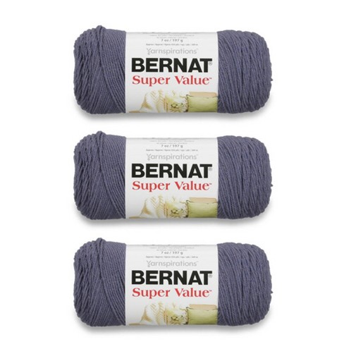 Bernat Super Value Yarn, Teal Heather, 7oz(197g), Medium, Acrylic 