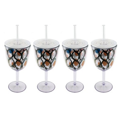 Gibson Home Belinni 4 Piece 6.4oz Fluted Champagne Glass Set