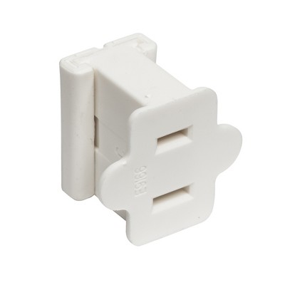 Vickerman White Female Quick Zip Plug for SPT-1, 18 Gauge Wire, 10/Pack