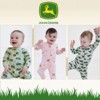 John Deere Tractor Farm Animals Baby Zip Up Sleep N' Play Coverall Newborn to Infant - 3 of 4