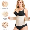 Nebility™ Women's Segmented Waist Trainer 3 Hooks Tummy Control Corset Shapewear - 2 of 4