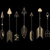 Boy's Design By Humans Be Brave Little Arrow (gold) By staceyroman T-Shirt - 2 of 4