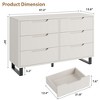 Tall 4-Drawer Dresser, Freestanding Vertical Storage Cabinet for Bedroom, Closet, Living Room, Hallway, or Entryway - 2 of 4