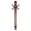 Haute Decor Christmas Adjustable Wreath Hanger with Snowflake Icon Bronze - 2 of 4