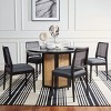 Danez Cane Dining Table - DTB2100D - Black/Natural - Safavieh - 4 of 4