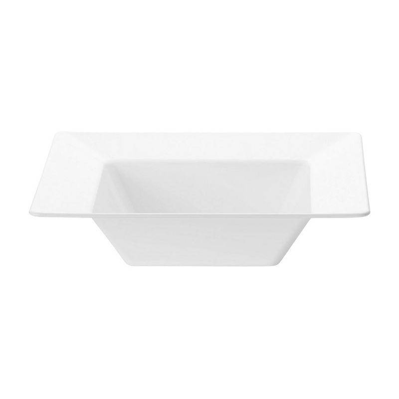 Smarty Had A Party 5 oz. White Square Plastic Dessert Bowls (120 Bowls), 1 of 5