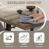 70 Inch Farmhouse Dining Table for 6 to 8, Large Rectangular Dinner Table for Dining Room, Home Office, Living Room - 4 of 4