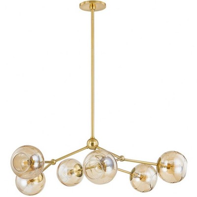 Mitzi Trixie 6 - Light Chandelier in  Aged Brass
