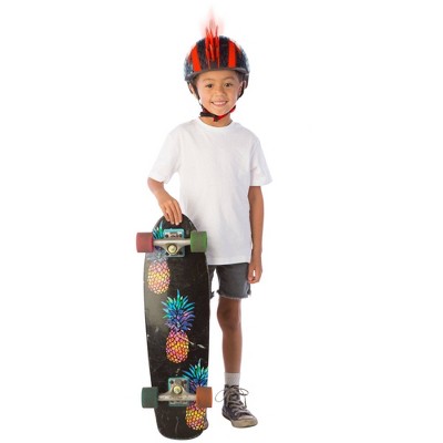 Raskullz LED Bolt Light Up Mohawk Child Helmet - Black/Red_1