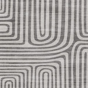 Foldable Washable Pearl Fleece Area Rug ¨C Modern Wavy Pattern Design, Fabric for Easy Storage & Stylish Space Decoration - 1 of 1