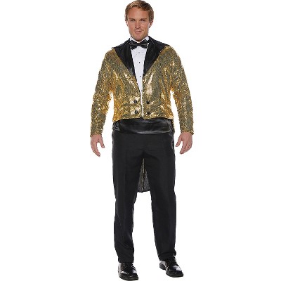 Halloween Express Men's Sequin Tails Jacket Costume