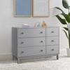 babyGap by Delta Children Legacy 6 Drawer Dresser with Interlocking Drawers - Gray/Dark Gray - image 2 of 4