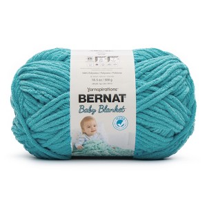 Bernat Baby Blanket Big Ball Yarn 1/Pack-Baby Teal - 1 of 4