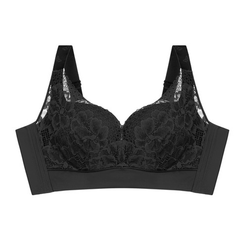 Women'S Wireless Bra, Secrets Perfectly Smooth Wirefree Bra, Full Coverage  Strap Wirefree Large Bust Non-Padded Bra Comfortable Lace Bra Underwire  Racerback Bra 
