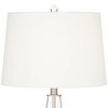360 Lighting Marnie 27 3/4" Tall Curved Modern Coastal Table Lamps Set of 2 Blue Art Glass White Shade Living Room Bedroom Bedside (Colors May Vary) - 4 of 4