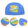Unique Bargains Knitted PU Elastic Letter Swim Cap 1 Pc - 3 of 4