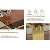 Dolonm Luxury Gold Coffee Table: 43.3" Rectangular 8mm Tempered Glass, 300lbs Stainless Steel Legs, Adjustable Feet - Modern Living Room - 4 of 4
