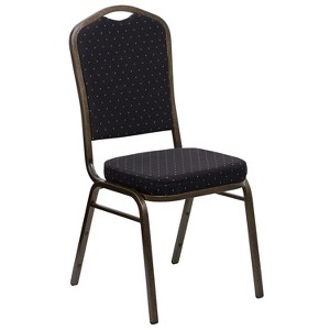 Riverstone Furniture Collection Fabric Banquet Chair Black