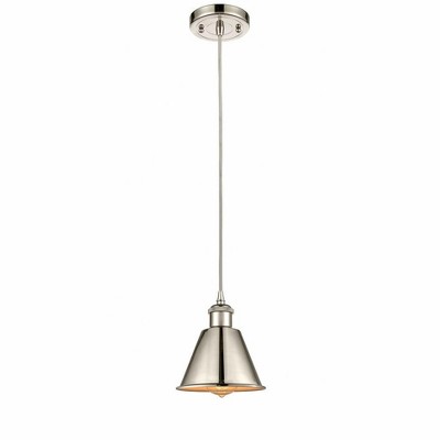Smithfield - 1 Light Cord Hung Mini Pendant In Industrial Style-7.5 Inches Tall and 7 Inches Wide