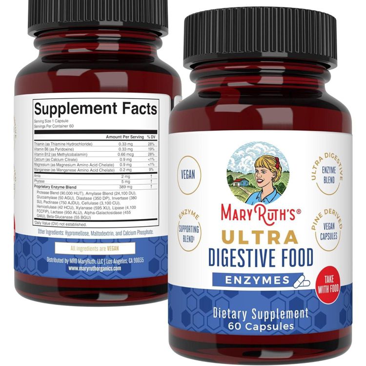 MaryRuth's Ultra Digestive Food Enzymes, 1 of 9