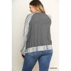 Women's Surplice Printed Puff Sleeves Plus Top - umgee - 2 of 2