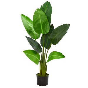 Nearly Natural 4-ft Travelers Palm Artificial Tree - 1 of 2