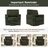 Kumasinova 360° Swivel Chair, Chenille Upholstered Accent Chair, Ergonomic Design Armchair with Side Storage Pockets, Sofa Chair for Living Room - 4 of 4